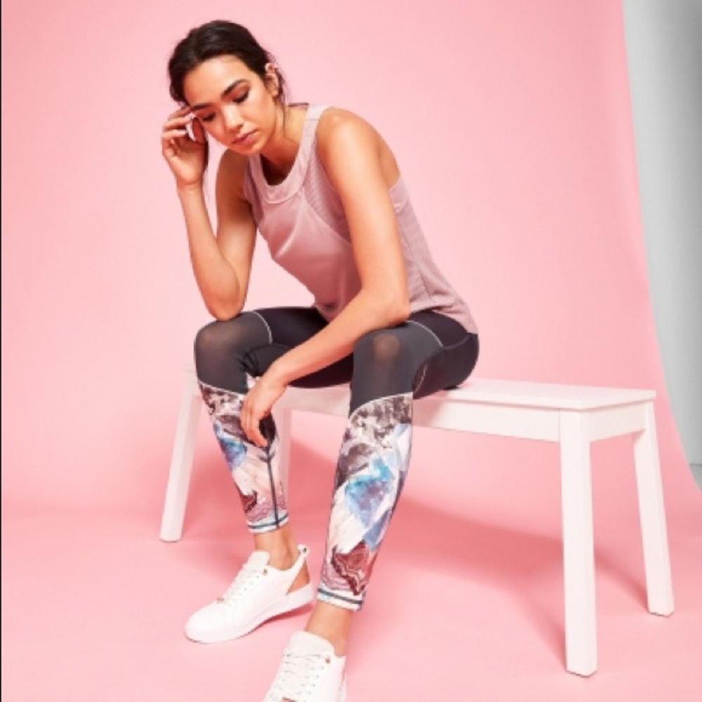 Ted Baker Teira Palace Mesh Panel Leggings